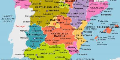 Mapa da Espanha 56938