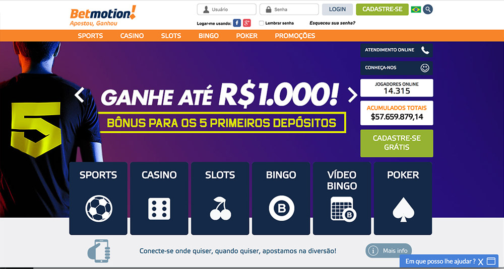 Melhores casino Brazil betmotion 58495