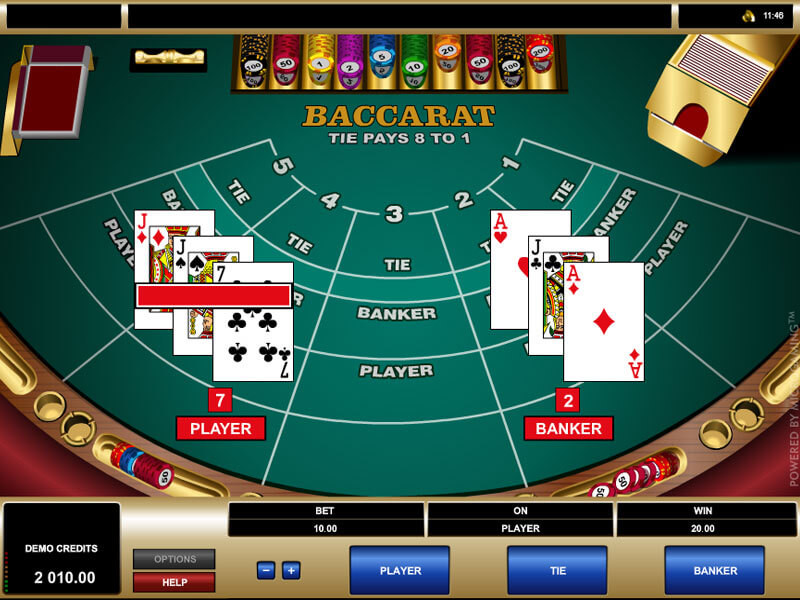 Baccarat jogo bets 50948